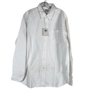 Vintage Levis Shirt White Button Down Large